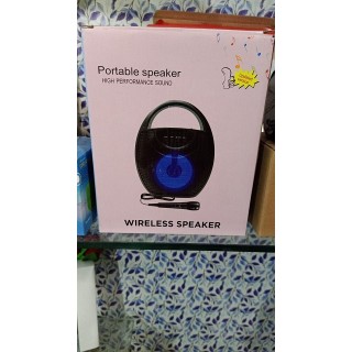 Portable speaker with mike